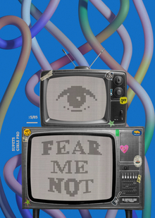 Креативный постер для танцевальной команды FEAR ME&nbsp;NOT