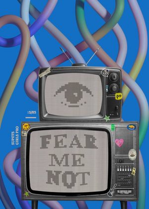 Креативный постер для танцевальной команды FEAR ME NOT