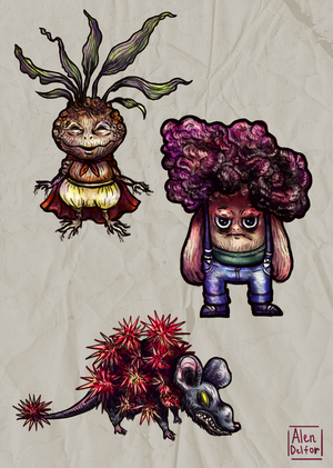 Концепт-арт сказочных персонажей