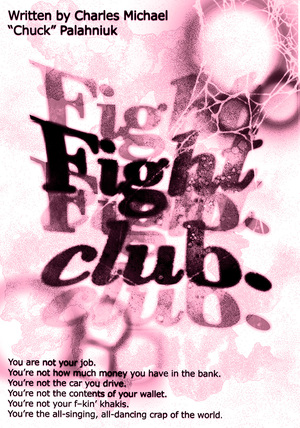 Плакат Fight club.