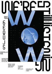 Плакат для DAFES Типографика «WOW! Signal»