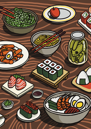 Иллюстрации для обложек на паспорт и студенческий билет