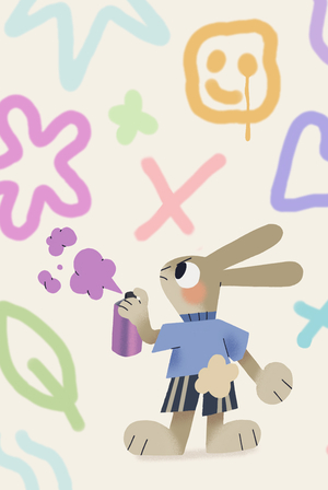 Обложки с котятами и зайчиками