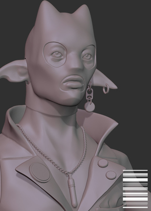 SODA VAMPIRE: скульптинг персонажа