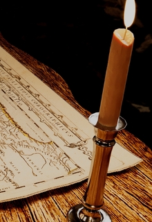 Ancient coin + map Ancient coin + map