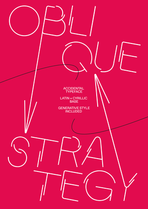 Oblique Strategy Typeface