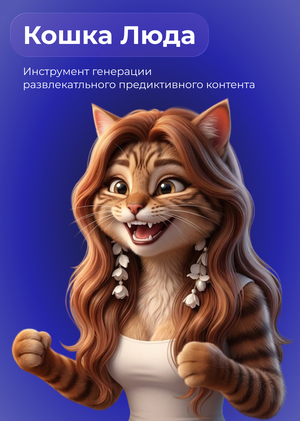 Кошка Люда — инструмент генерации развлекательного предиктивного контента