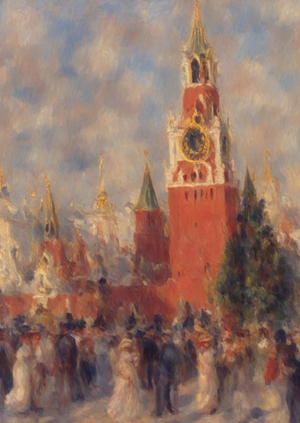 Ренуар в Москве | Дообучение Stable Diffusion
