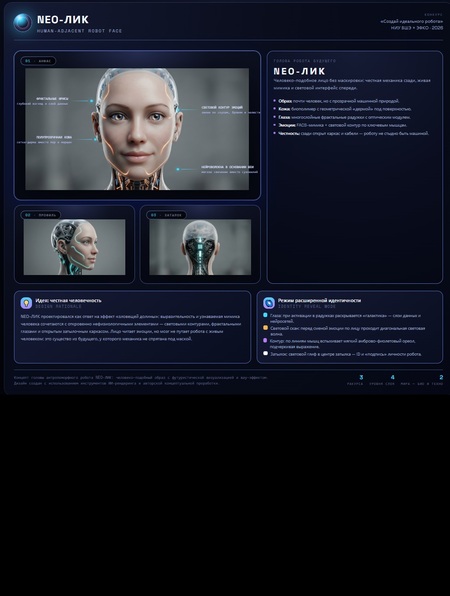 NEO-ЛИК — голова робота будущего