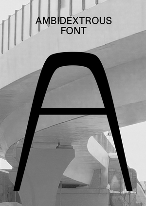 Ambidextrous Font