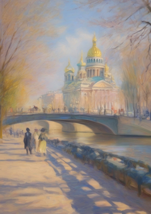 Петербург Ренуара. Обучение нейросети