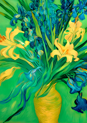 In the style of Van Gogh