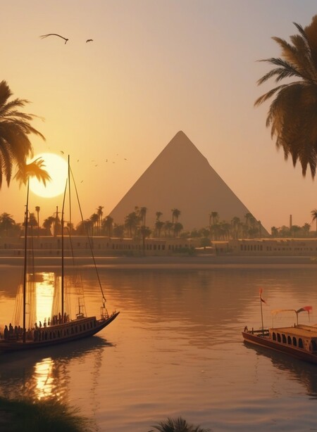 Echoes of Eternity: Reimagining Ancient Egyptian Space Through AI