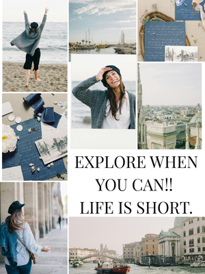 explore when you can!! life is short (Exploration)