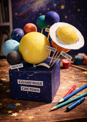 Генерация изображений на основе детской поделки