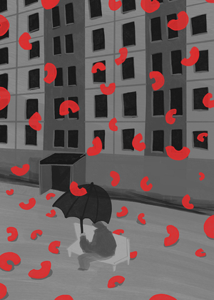 Макароны и что-то грустное