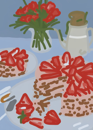 Обучение генеративной сети стилю flat art