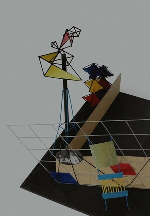 Макет фасада "The sounds of Waske"