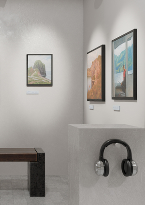 Пространство выставки «Из Петербурга на Сахалин»