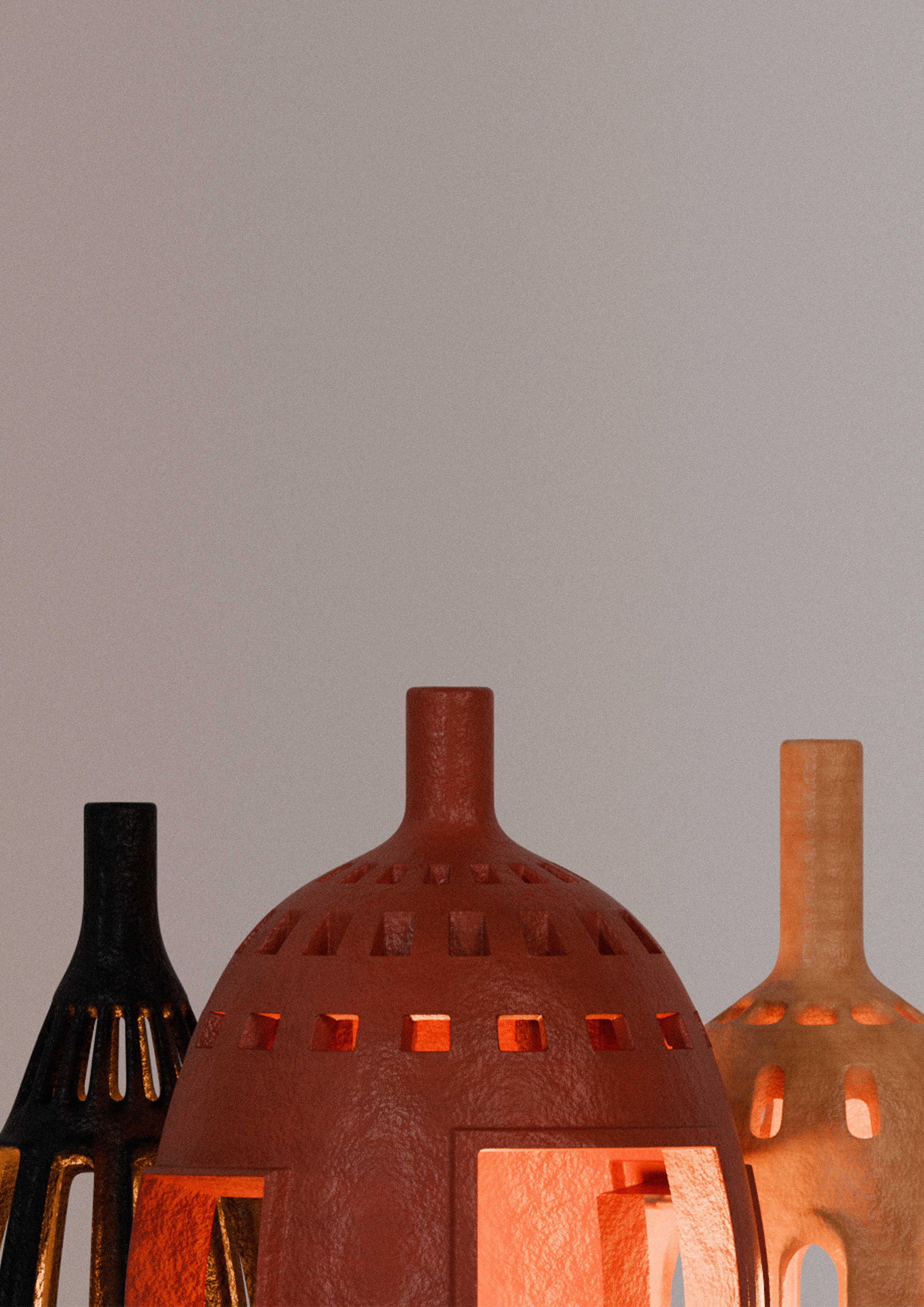 Серия подсвечников BOTTLE KILNS