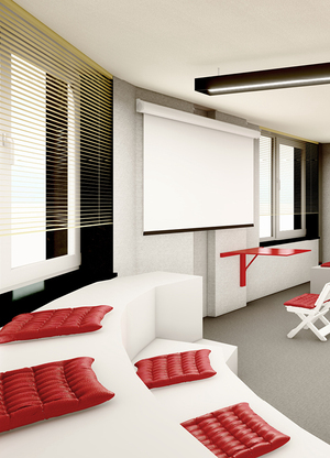 Пакет чертежей дизайн-проекта 
учебного пространства 