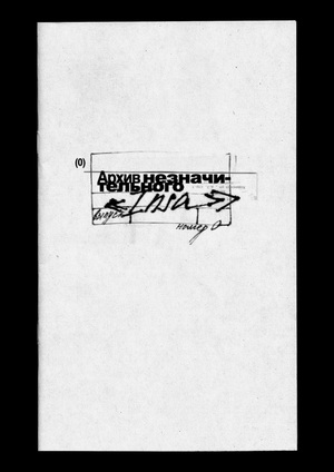 Архив незначительного «INSA». Книга