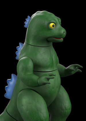 Годзилла –&nbsp;Текстурирование