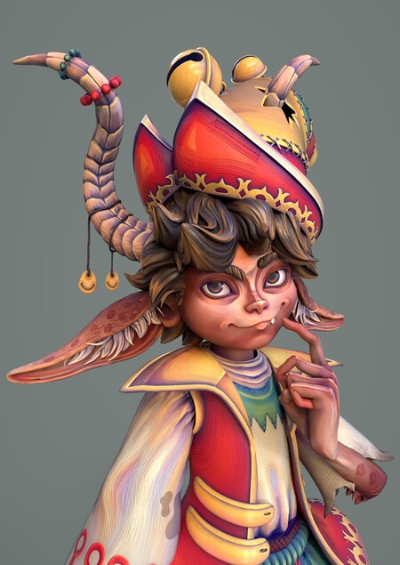 Проша Скомороша | Текстуры и риг