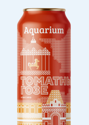 дизайн упаковки пива Aquarium