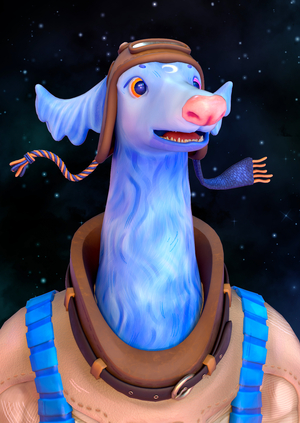 Сириус: риг и текстуры