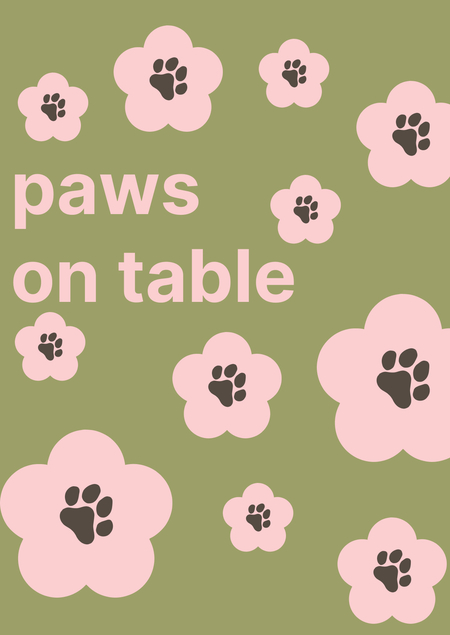 Paws on table