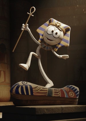 Анх мумии. Анимация в Maya