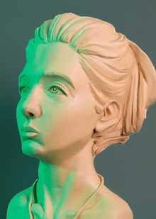 Анимационная скульптура III, портрет Александры