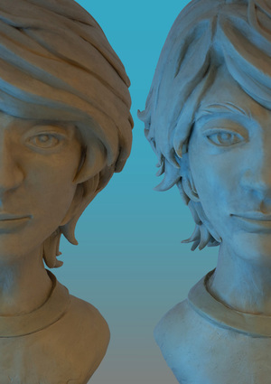 Анимационная скульптура | Портрет