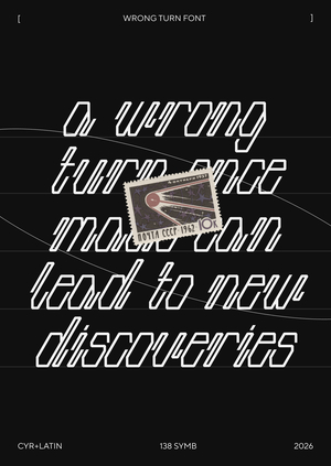 Wrong Turn Font