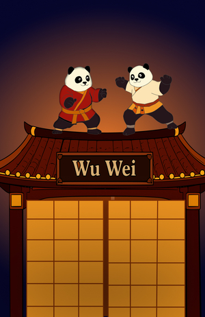 Wu Wei // плакат и книга