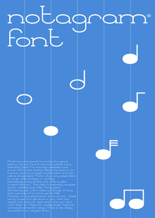 Notagram font Notagram font