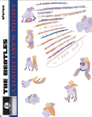 The Beatles - A Hard Day's Night: иллюстрации к альбому