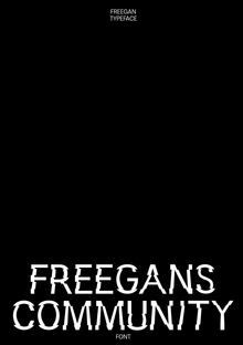 Freegan Typeface