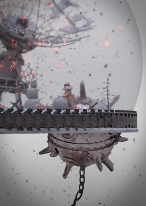 Ashen globe