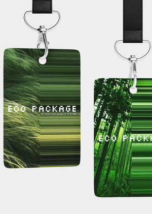Visual identity for an eco-packaging brand