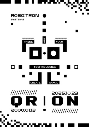 Плакаты и айдентика компании «Robo:tron systems»