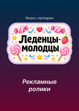 Рекламные ролики (идеи, раскадровки, сценарии, тритмент, видео, монтаж)