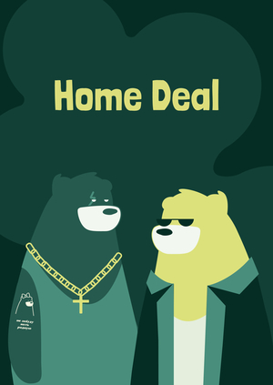 Рекламный концепт для мобильного приложения Home Deal