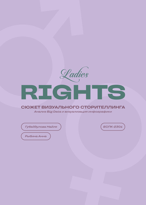 LADIES RIGHTS | Анализ Big Data и визуализация инфографики
