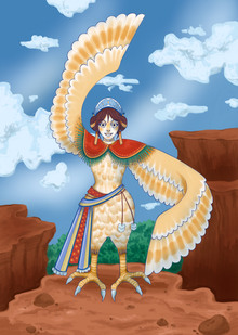 Zalfa Adibah Shabirah_ITS_Slavic Mythology Illustration
