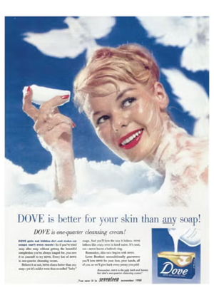 Dove. Деконструкция стандартов красоты в визуальной коммуникации 