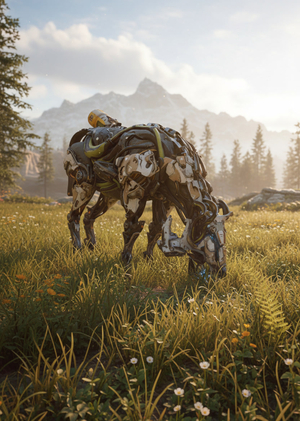 Биомимикрия в Horizon Zero Dawn: симбиоз природы и технологий