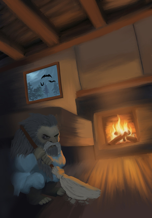 Slavic Myhtological Character (Night Version)