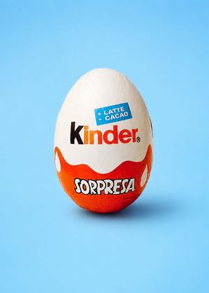 Kinder Surprise: жёлтое яйцо как холст